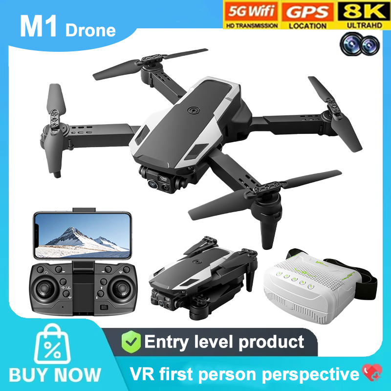 M1 Foldable Drone HD Camera Op – обзор и цена Fpv Drone Goggles