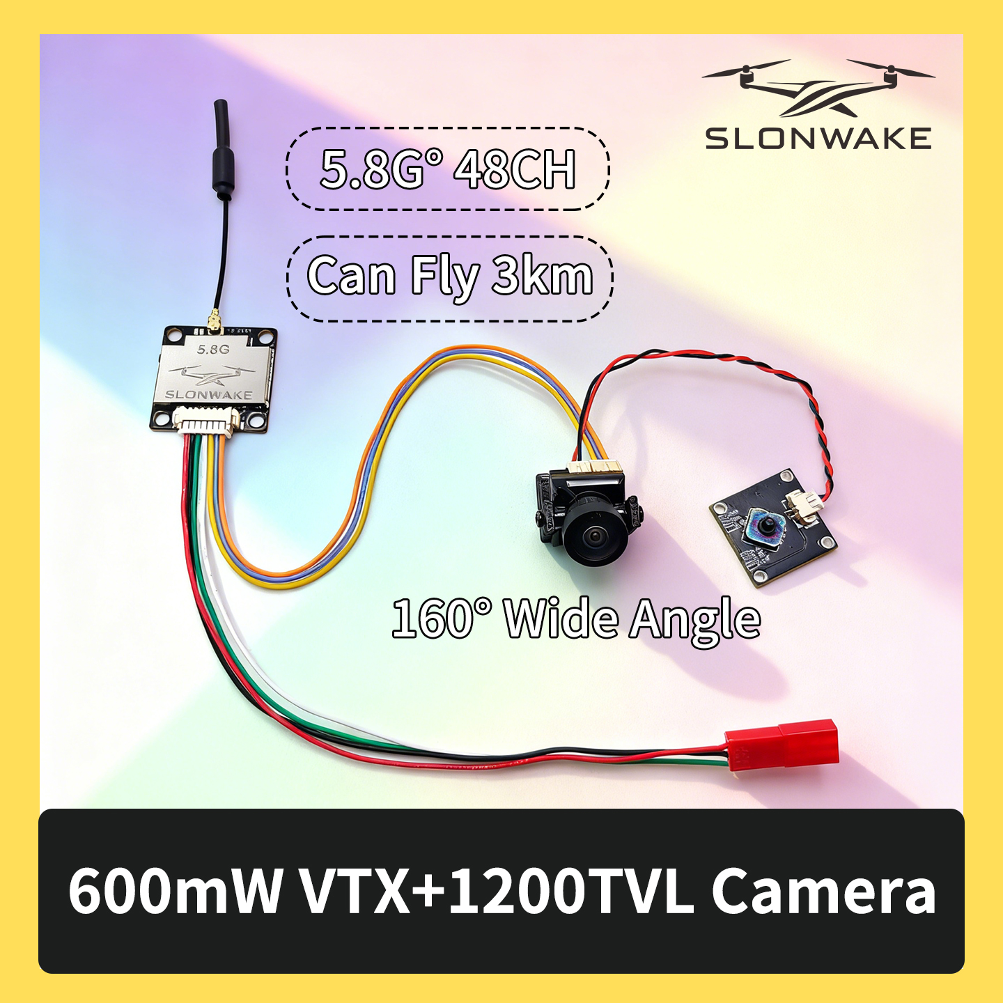 SLONWAKE 5.8G 600mW 7-24V FPV  – обзор и цена Fpv Drone Transmitter