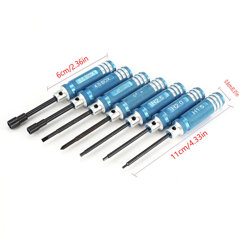 7Pcs 1.5 2.0 2.5mm RC Hex Driv – обзор и цена Fpv Drone Tool Kit