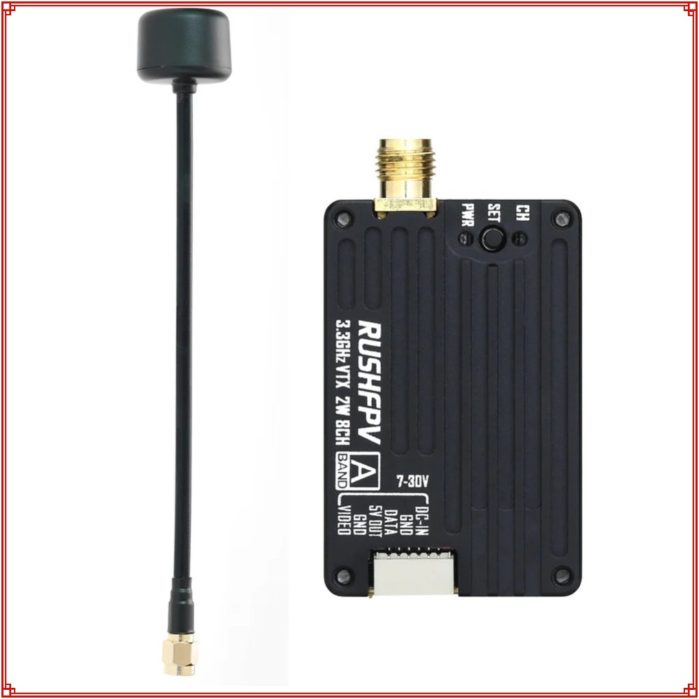2026 New RUSHFPV 3.3G 2W VTX T – обзор и цена Fpv Drone Transmitter
