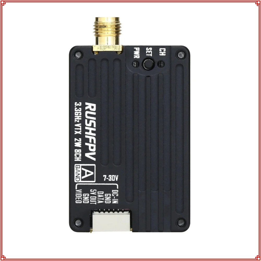 2026 New RUSHFPV 3.3G 2W VTX T – обзор и цена Fpv Drone Transmitter