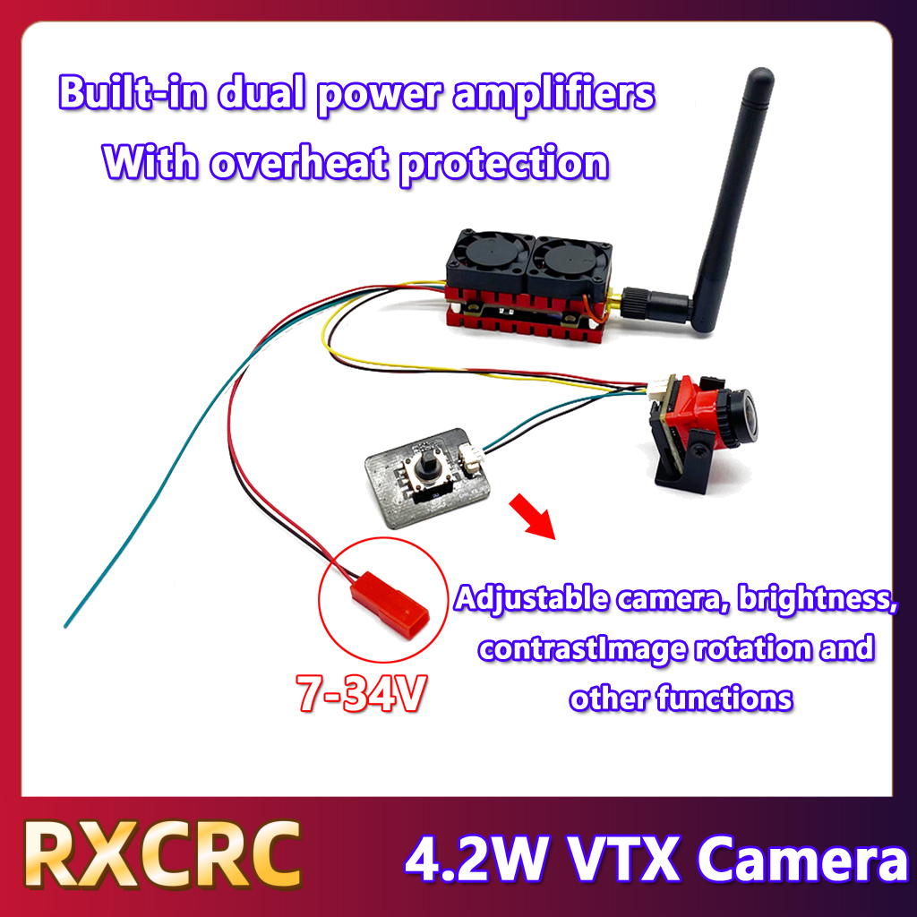 RXCRC 5.8G 48CH 4.2W High Powe – обзор и цена Fpv Drone Transmitter