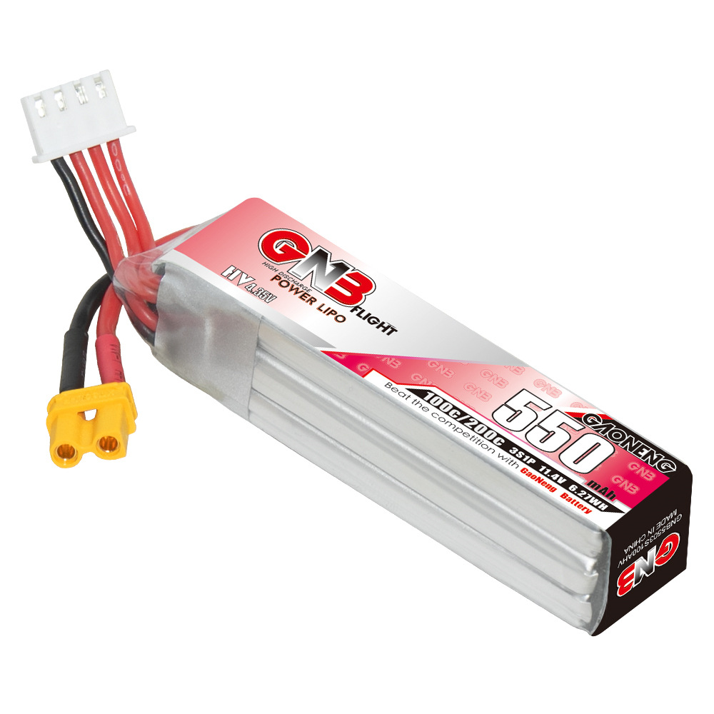 GNB HV 11.4V 550mAh 100C/200C  – обзор и цена Fpv Drone Quadcopter