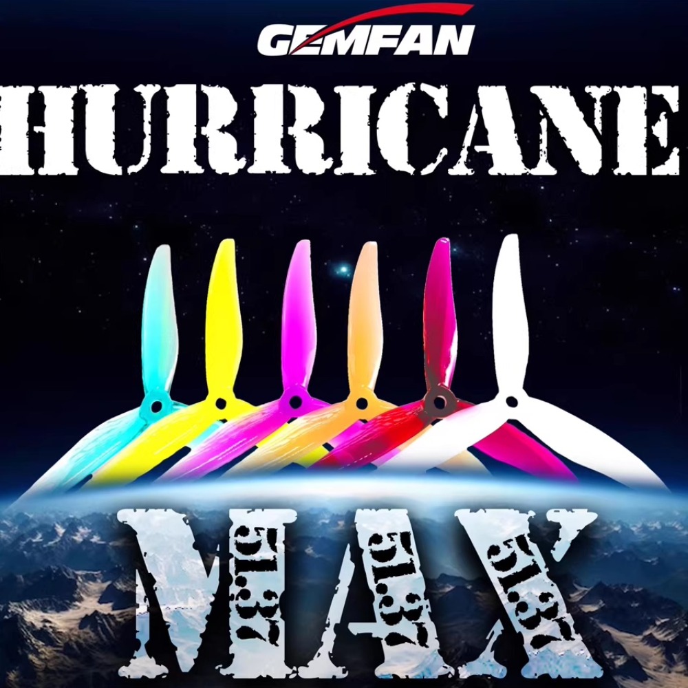2Pairs Gemfan Hurricane 51377  – обзор и цена Fpv Drone Motor