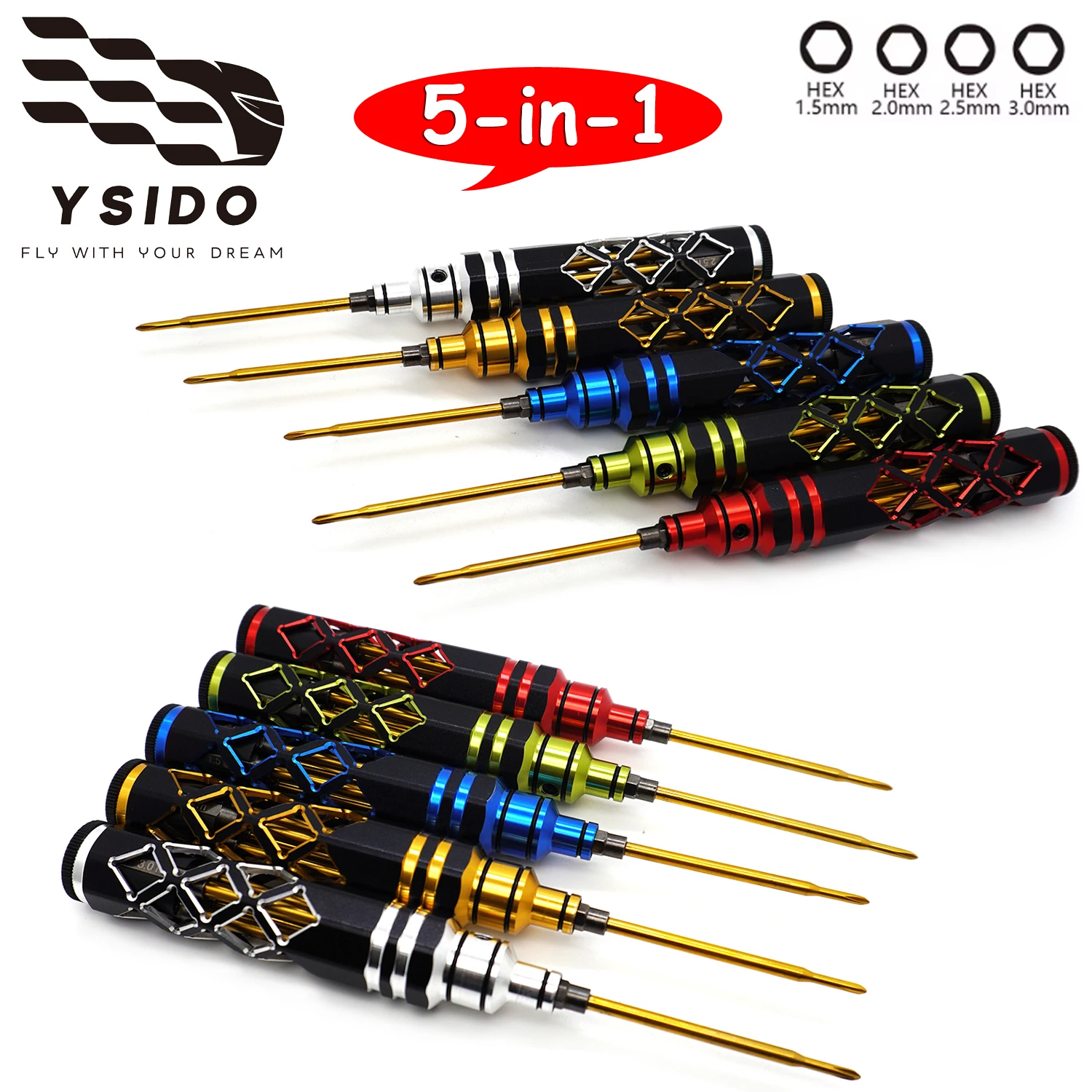 ​YSIDO 1.5mm 2.0mm 2.5mm 3.0mm – обзор и цена Fpv Drone Tool Kit