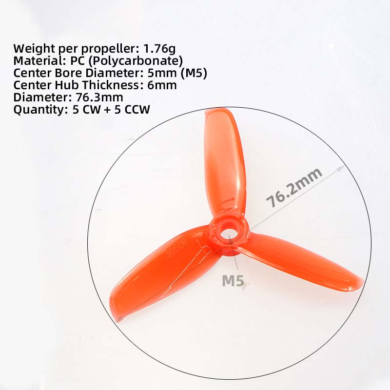 3050 3 Inch Propellers, 5CW 5C – обзор и цена Fpv Drone Motor