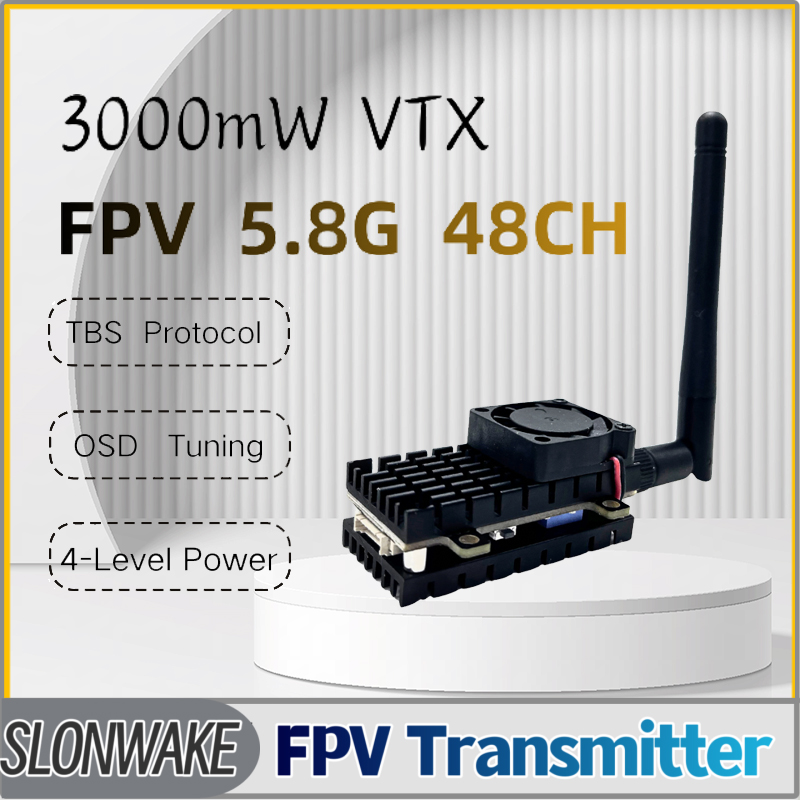 SLONWAKE 5.8G 3000mW Simulatio – обзор и цена Fpv Drone Transmitter