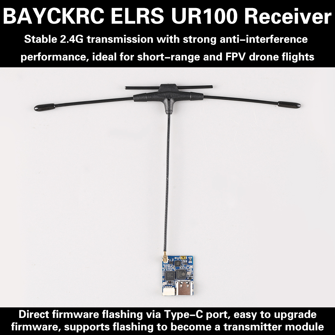 BAYCKRC UR100 ExpressLRS Dual  – обзор и цена Fpv Drone Frame