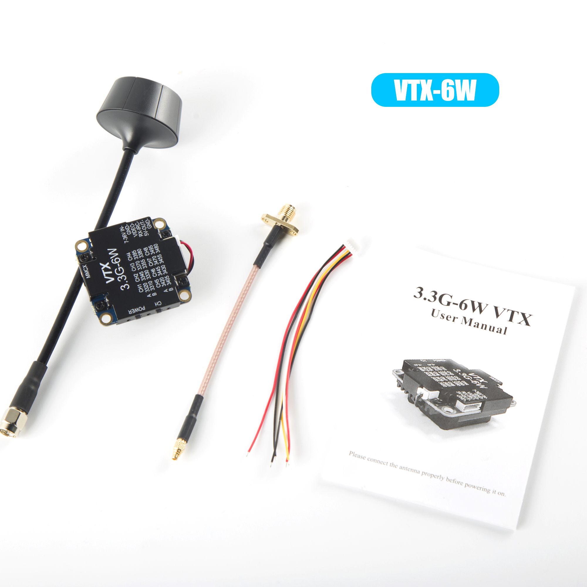 FPV Video Transmitter 3.3G 6W  – обзор и цена Fpv Drone Transmitter